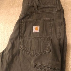 Carhartt green work pants